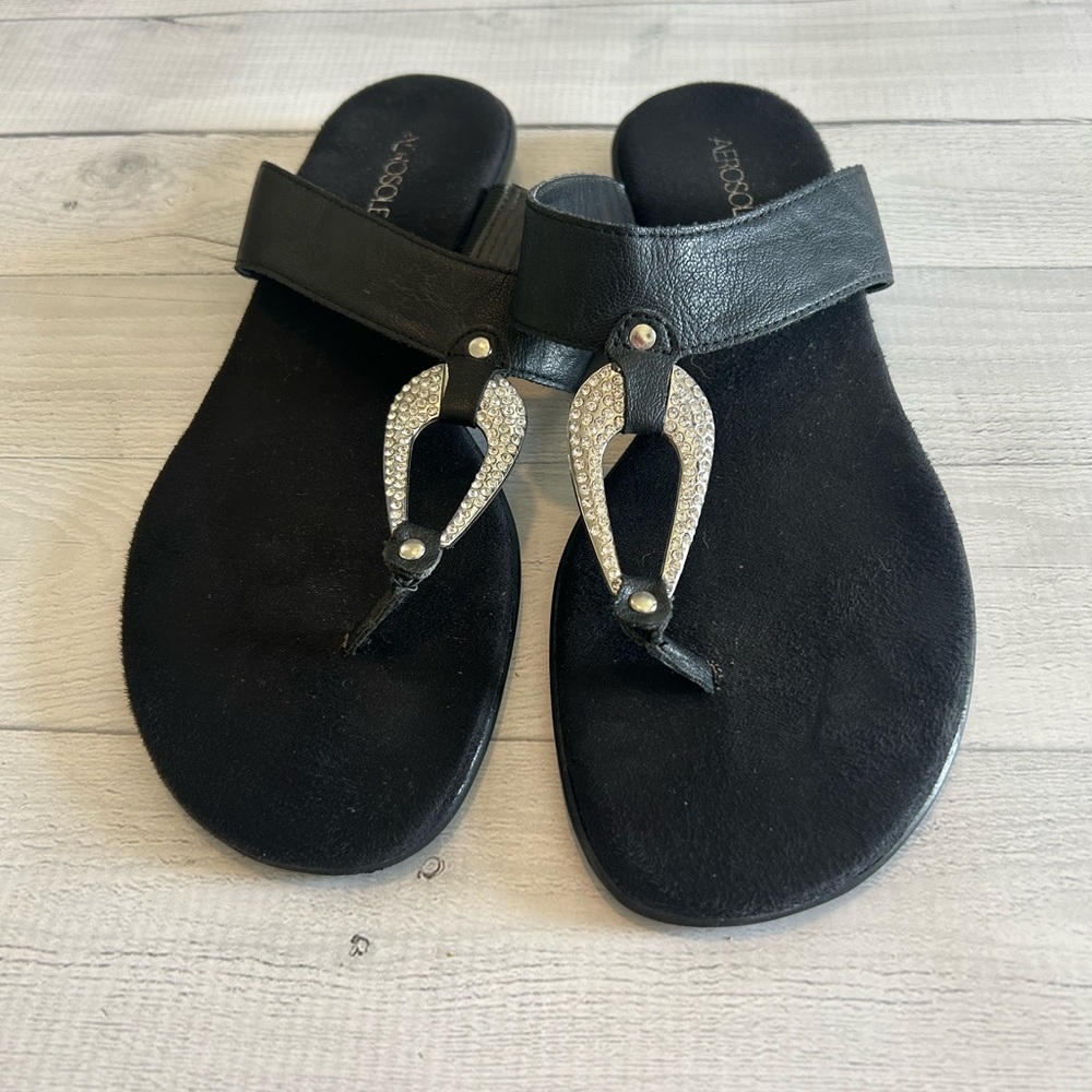 Aerosols Women’s Jeweled Sandals size 9.5